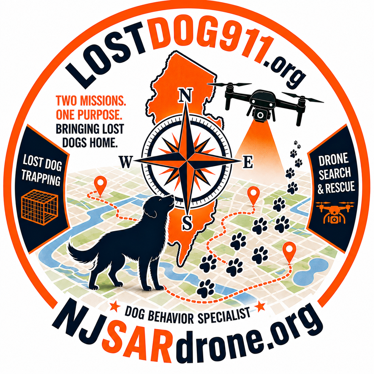 LOST DOG 911 logo