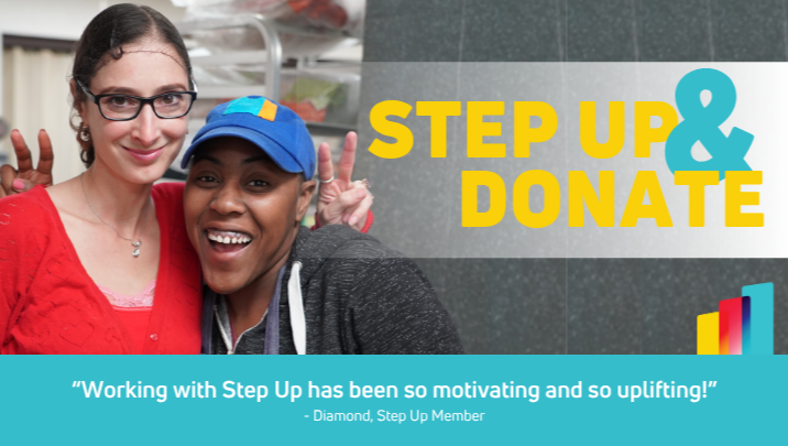 GoFundMe banner for @stepup